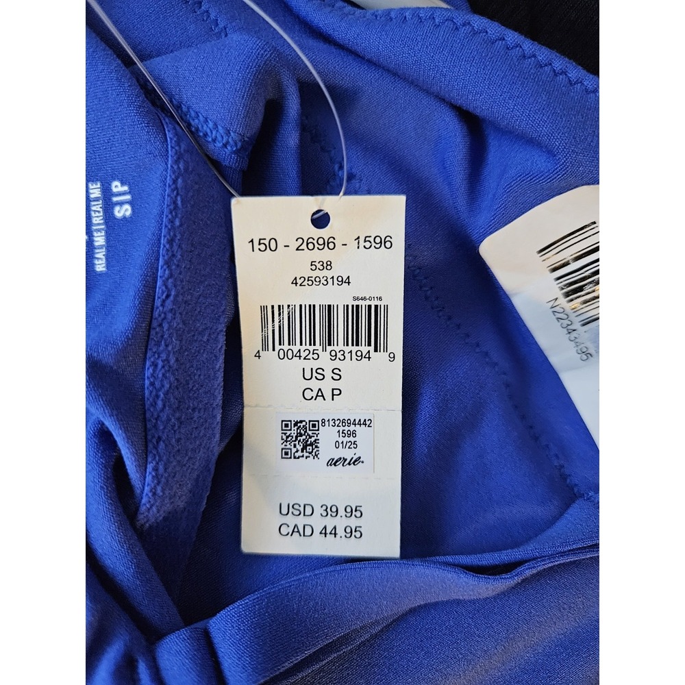 Offline By Aerie Sports Bra W/Padding Royal Blue Sz S NWT - Picture 4 of 4